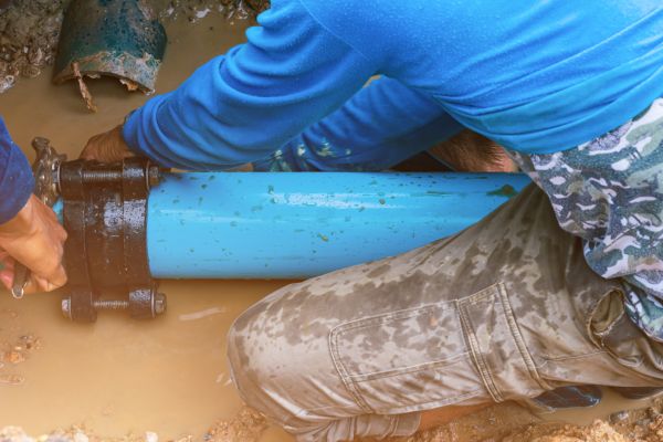 Underground Water Line Repair in Cherry Hill